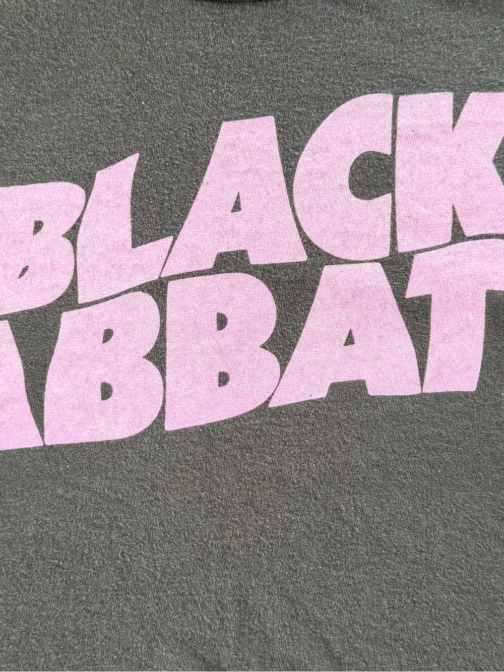 Black Sabbath Graphic Tee - Pink on Black